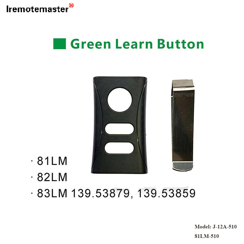 Para 81LM 82LM 83LM Green Learn Button 390MHz Garage Door Reemplazo remoto