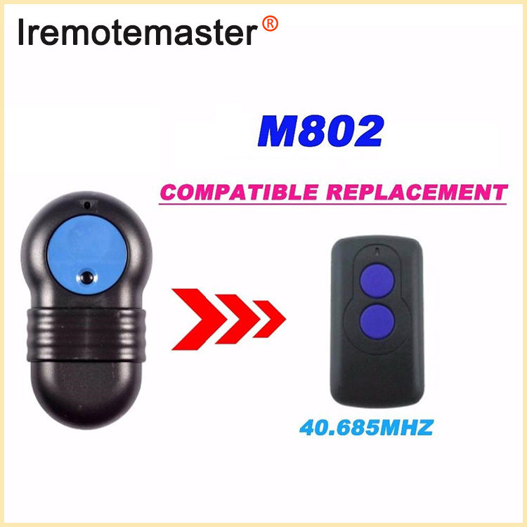 Para M802 Blue Garage Door Remote Prolift 230T/430R Mando a distancia