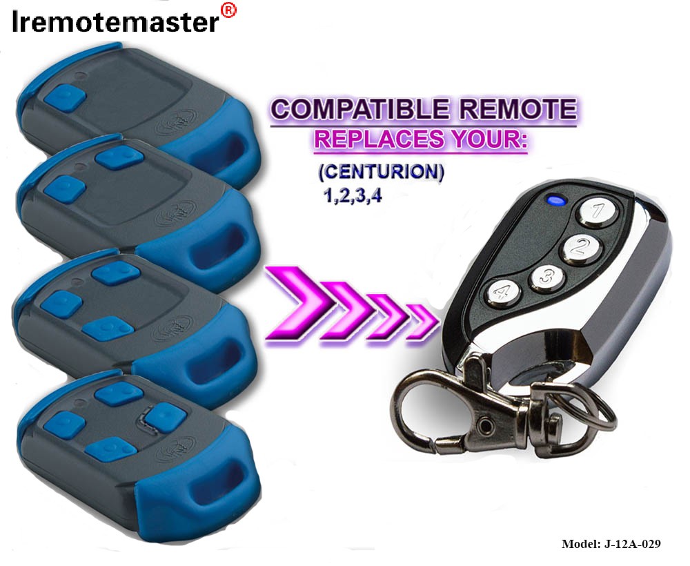 Para reemplazo de control remoto 433,92 MHz Rolling Code Abridor de porta de garaxe Transmisor de comando